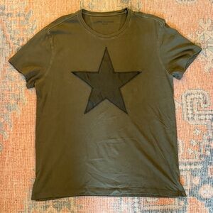 John Varvatos Dark Green Star Tee